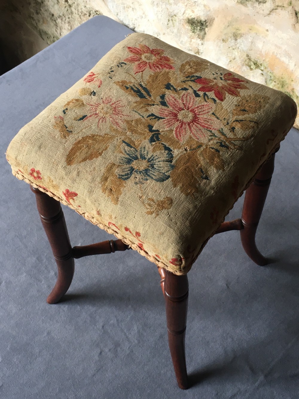 A beautiful dressing table stool View XIII