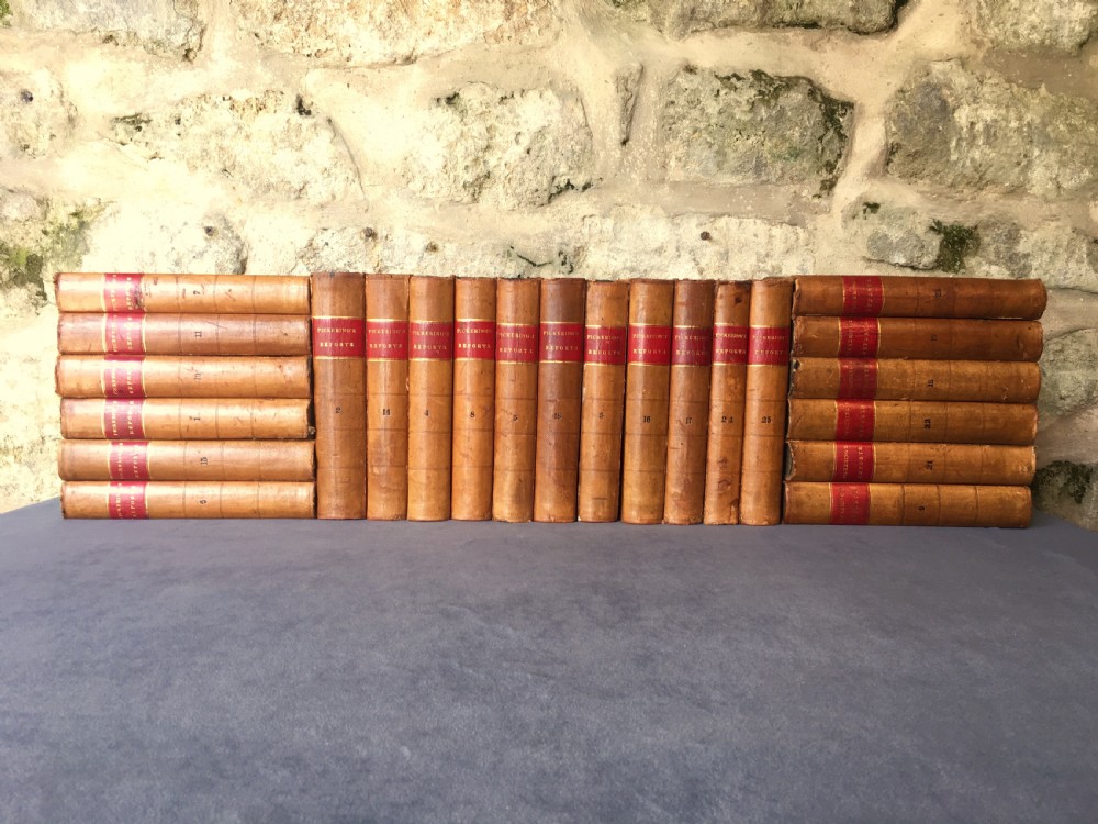 A run of 23 leather-bound books View IV