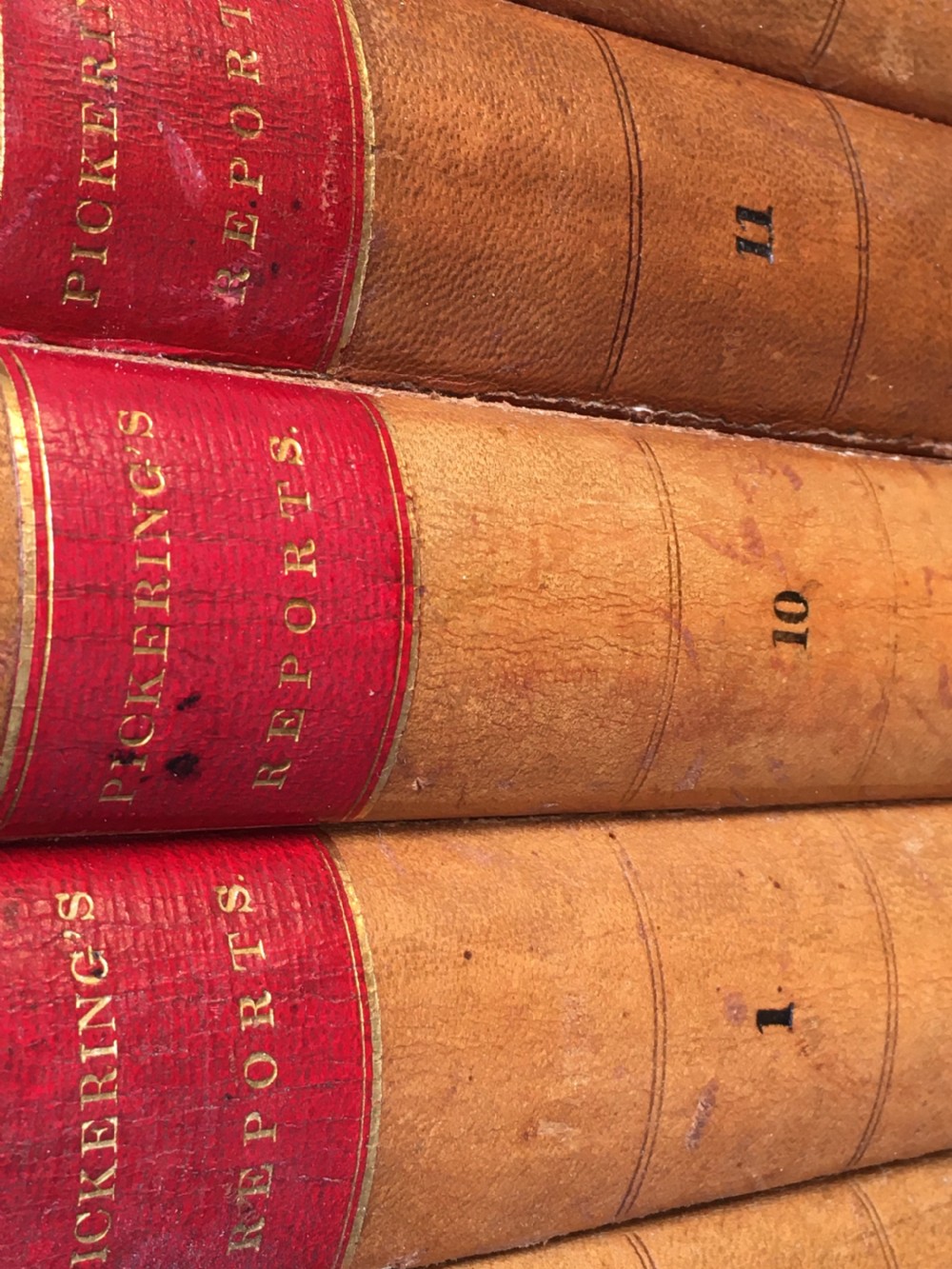 A run of 23 leather-bound books View IX