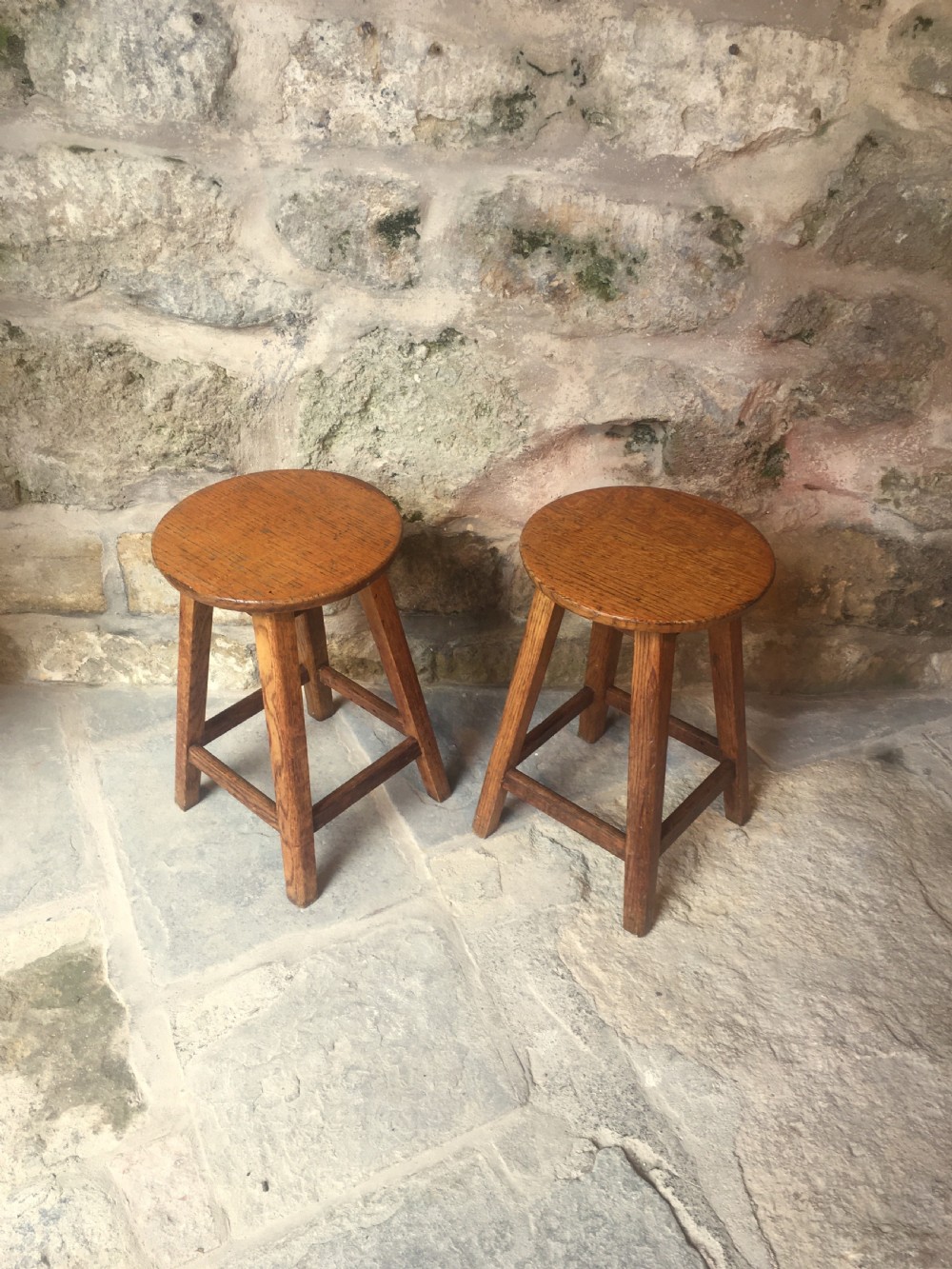 Pair of low tables 