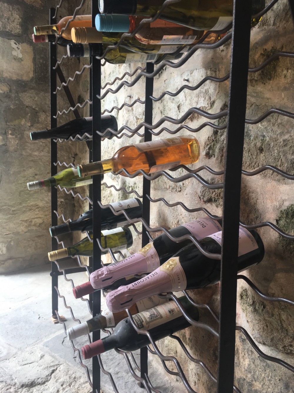 Edwardian wine rack View IX