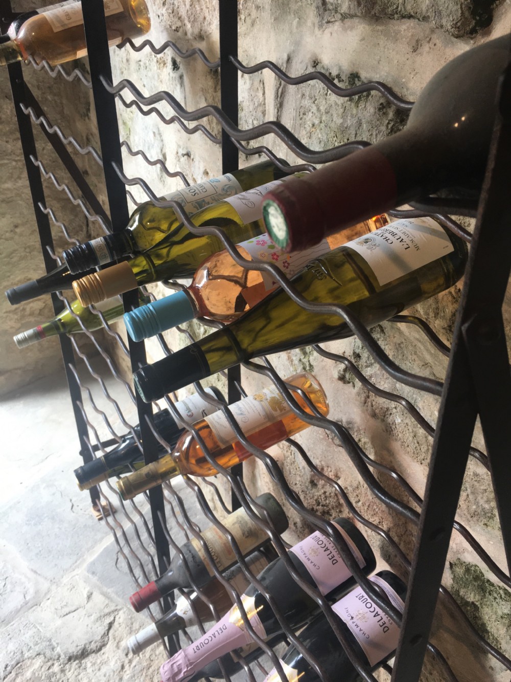 Edwardian wine rack View XIX