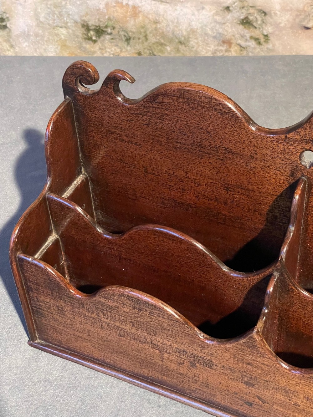 A stunning Victorian letter rack View VII