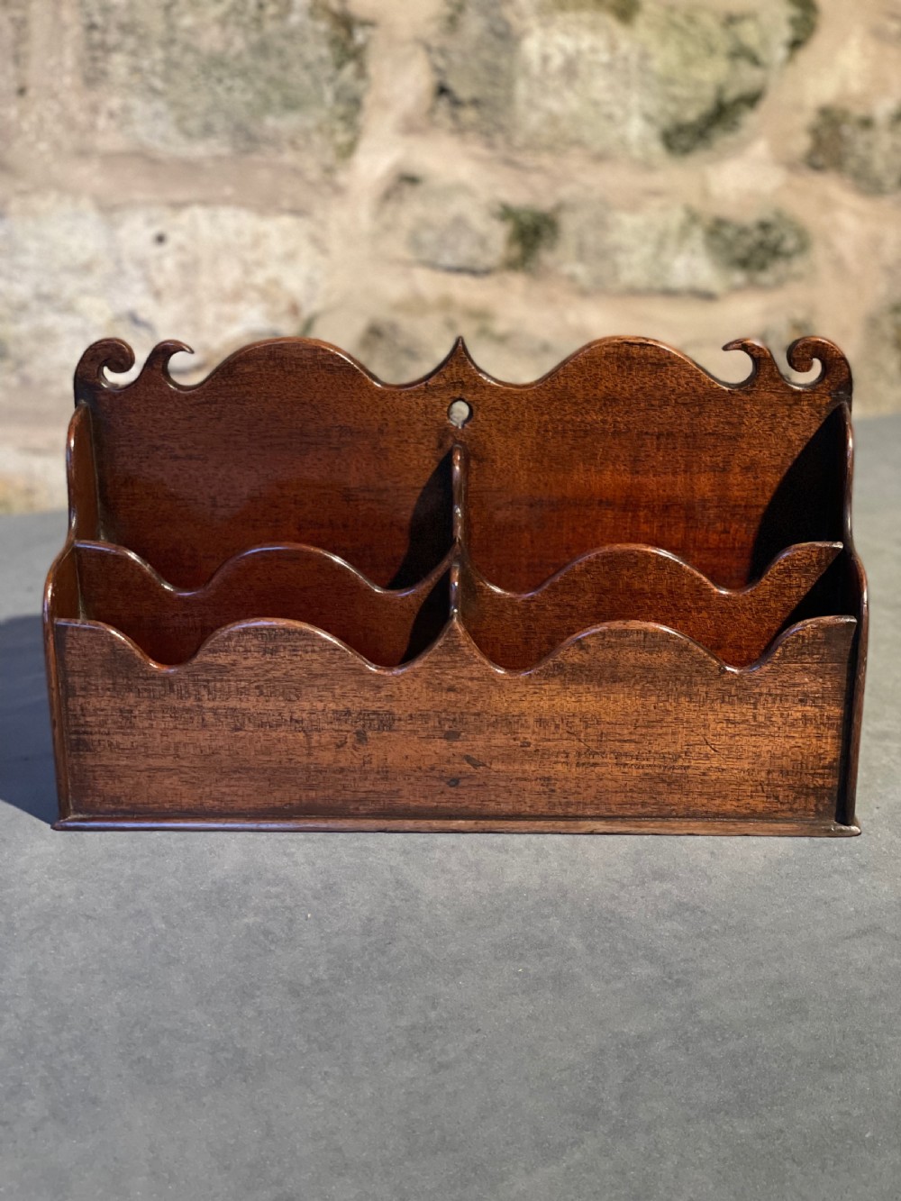 A stunning Victorian letter rack View VIII