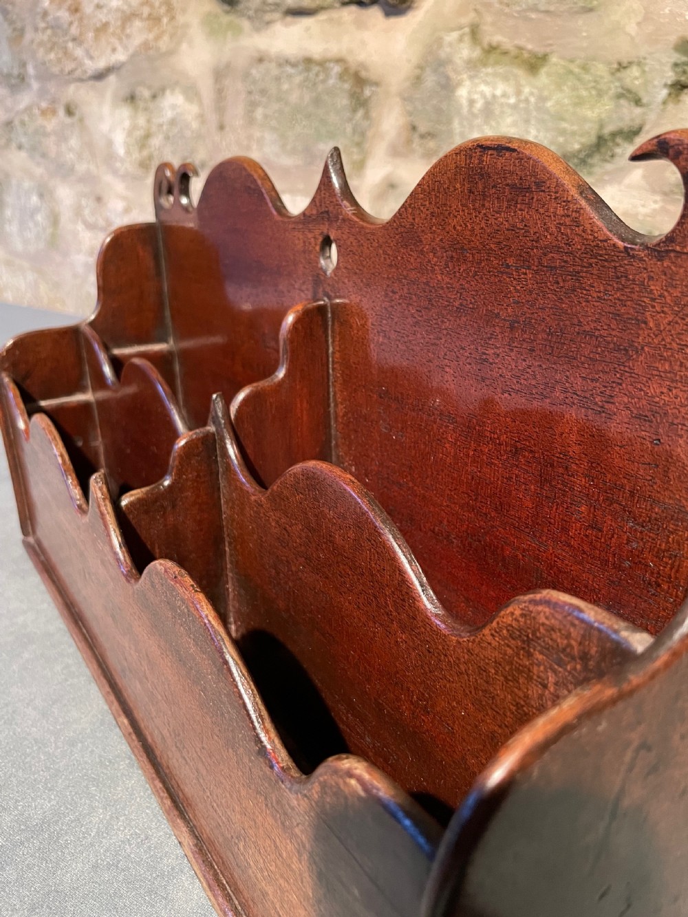 A stunning Victorian letter rack View XVI