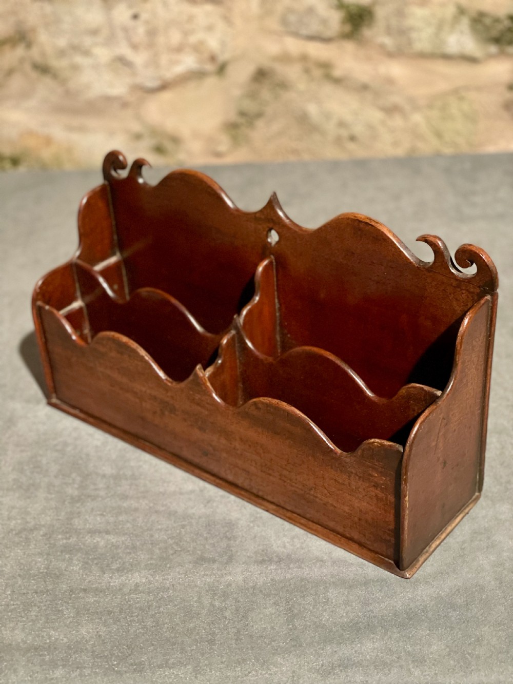 A stunning Victorian letter rack View XIX
