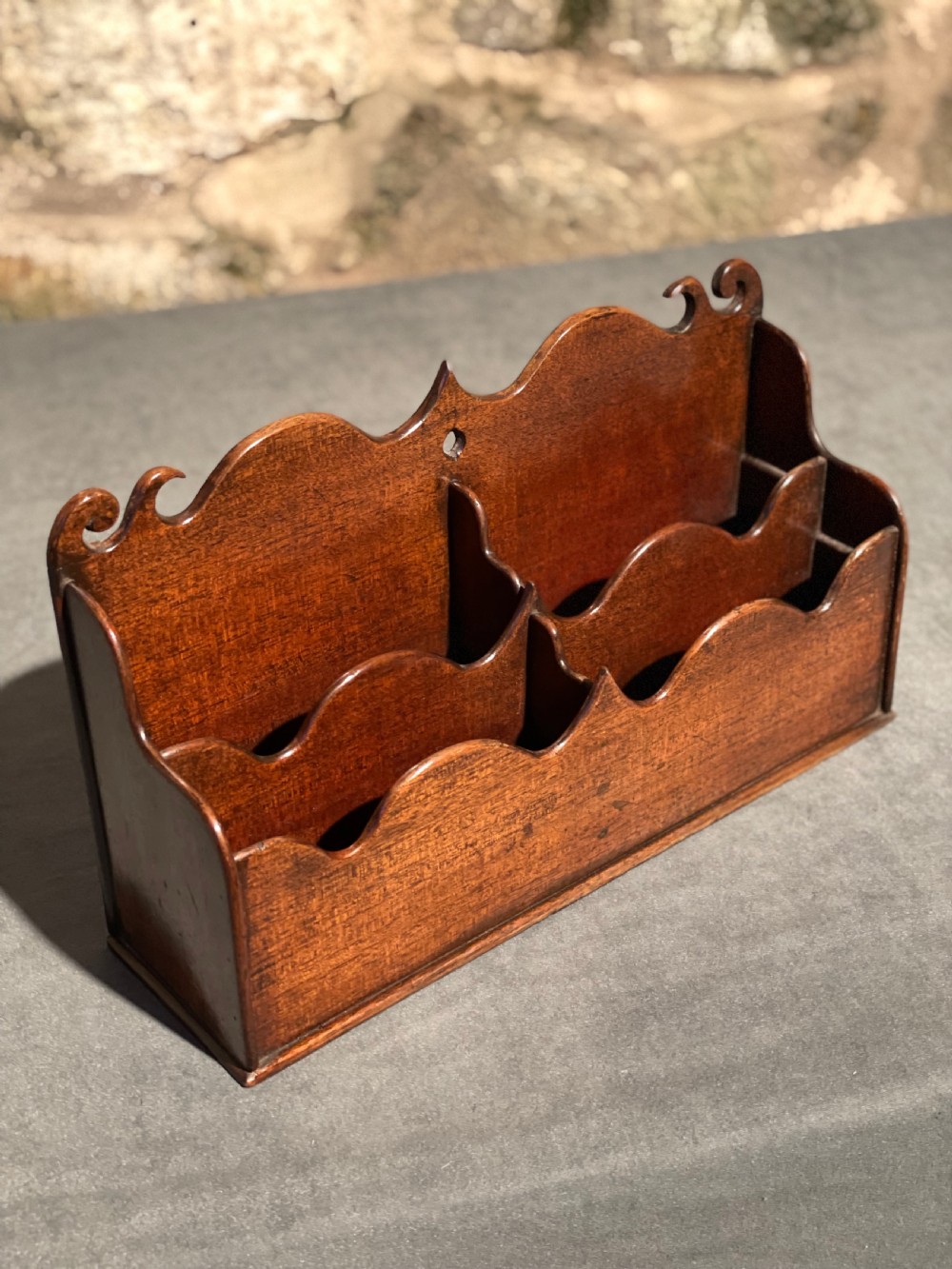 A stunning Victorian letter rack View XXI