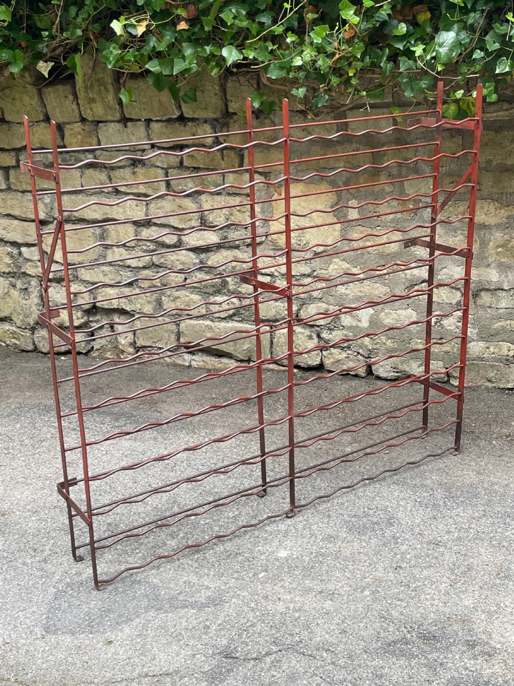 Superb Edwardian wine rack