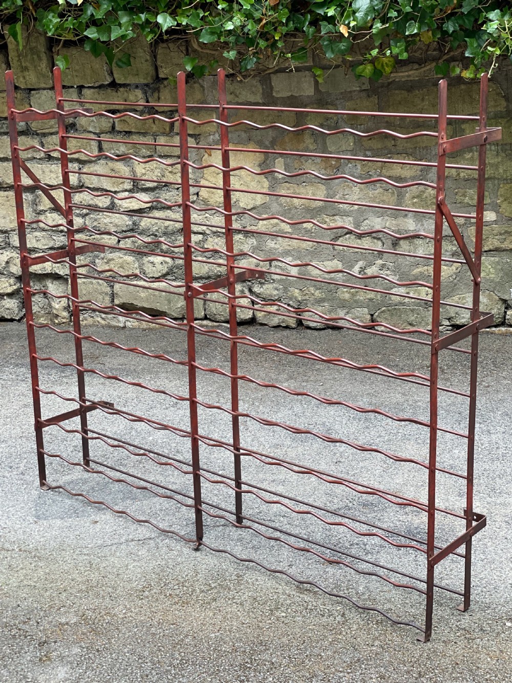 Superb Edwardian wine rack View II