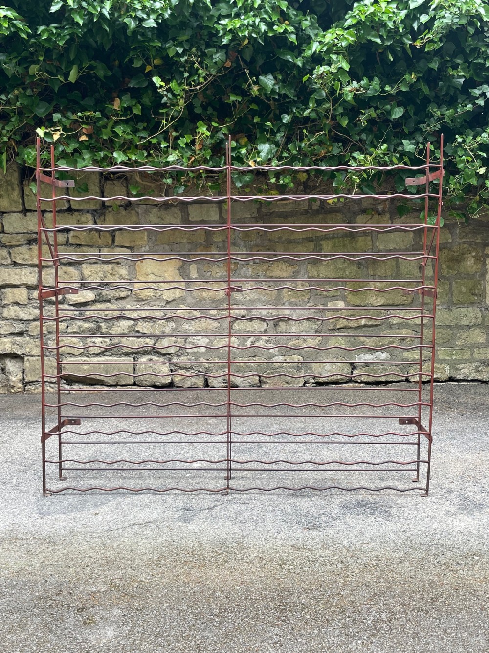 Superb Edwardian wine rack View V