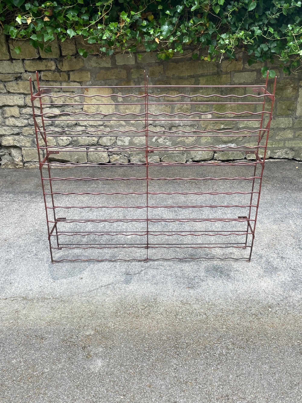 Superb Edwardian wine rack View VI