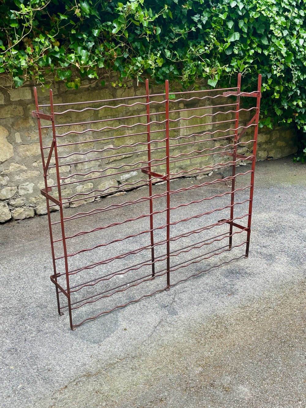Superb Edwardian wine rack View VII