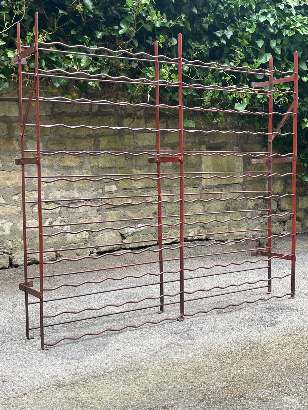 Superb Edwardian wine rack View IX