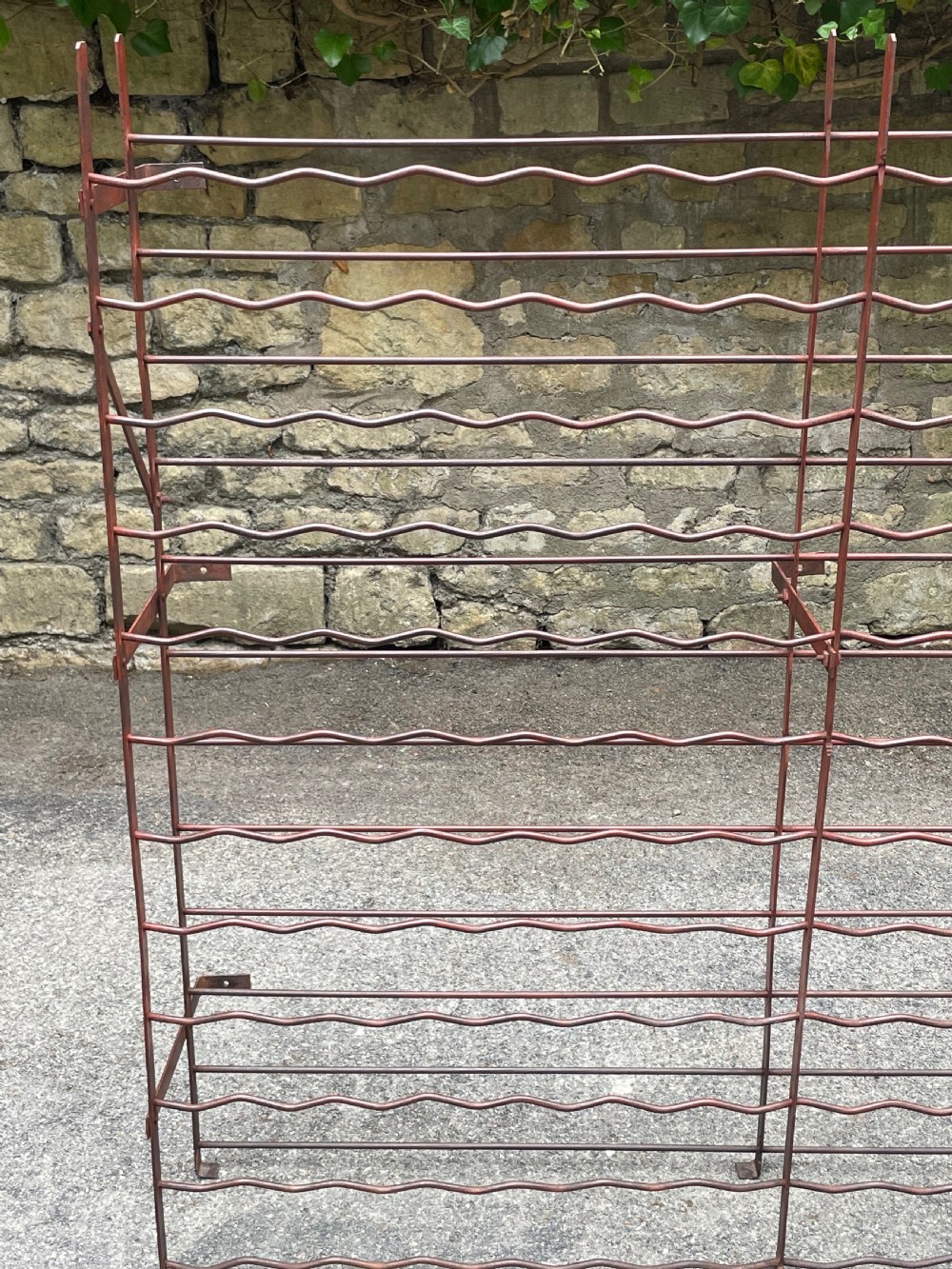 Superb Edwardian wine rack View XI