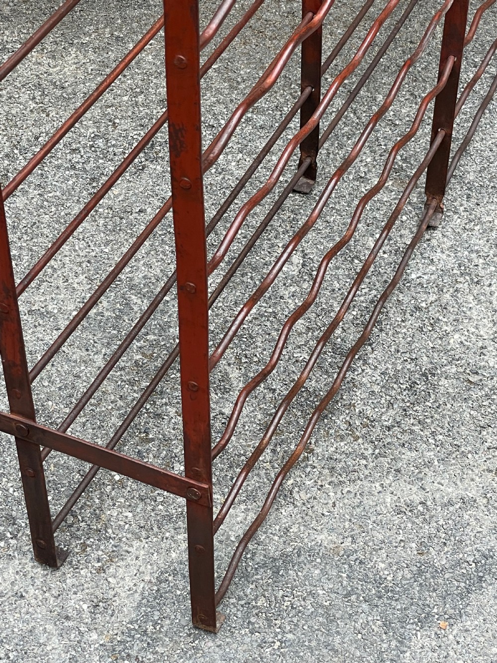 Superb Edwardian wine rack View XIV