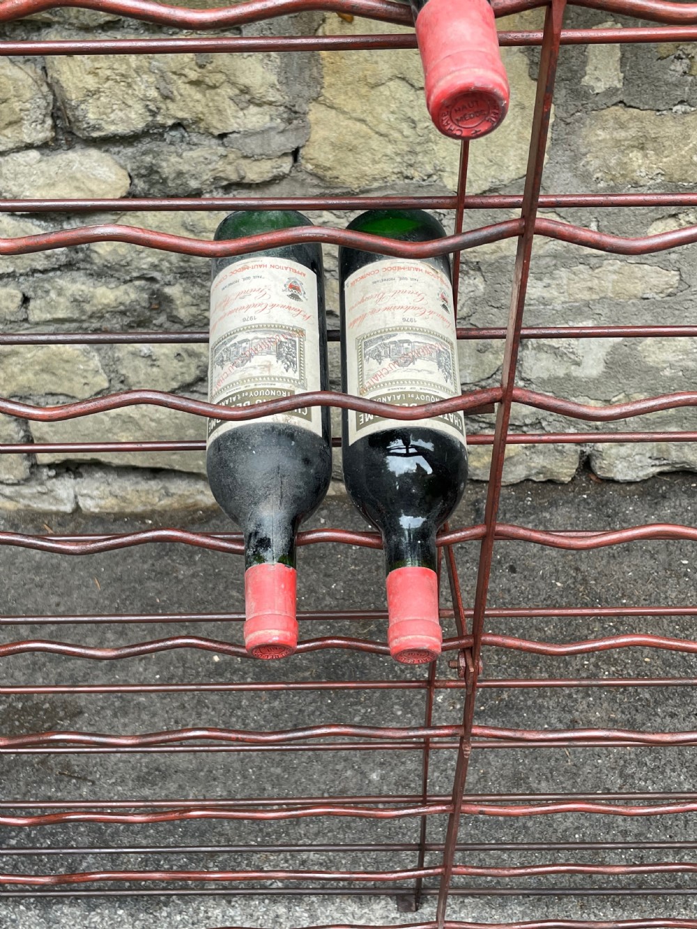 Superb Edwardian wine rack View XVI