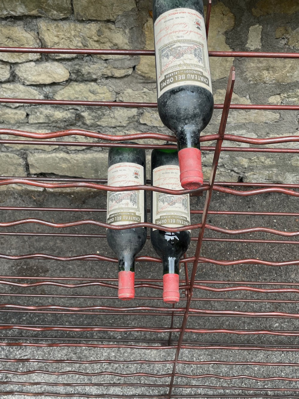 Superb Edwardian wine rack View XVII