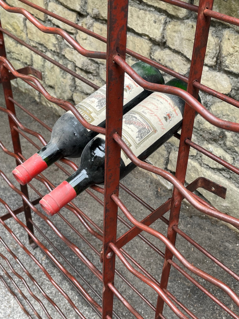 Superb Edwardian wine rack View XX