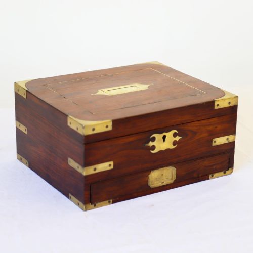ENGLISH LATE GEORGIAN TRINKET BOX ROSEWOOD VENEER - ADDITIONAL PHOTO 1