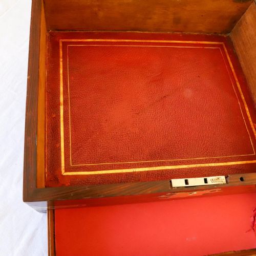 ENGLISH LATE GEORGIAN TRINKET BOX ROSEWOOD VENEER - ADDITIONAL PHOTO 9