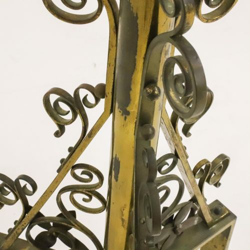 ENGLISH 1883 GILT BRASS ECCLESIASTICAL LECTERN - ADDITIONAL PHOTO 13