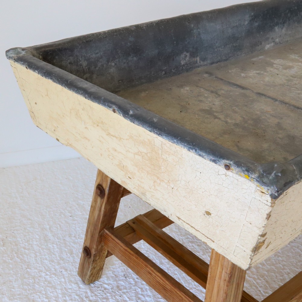 19th Century Lead Lined Sink on Stand View V