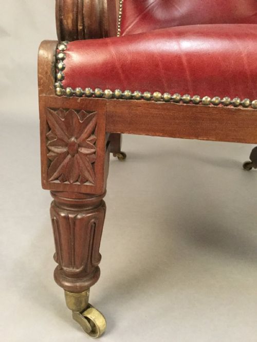 RARE PATENT GENTLEMAN'S RECLINING ARMCHAIR C 1830 - ADDITIONAL PHOTO 8