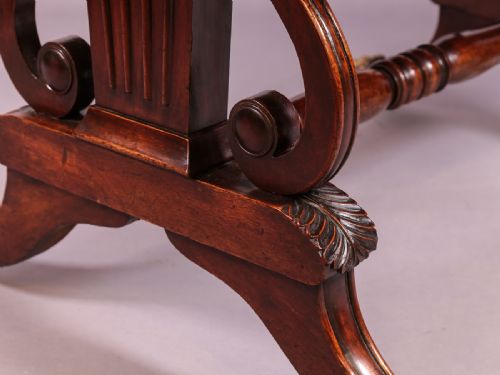 GEORGIAN MAHOGANY SOFA TABLE - ADDITIONAL PHOTO 8