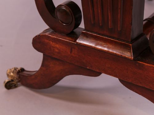 GEORGIAN MAHOGANY SOFA TABLE - ADDITIONAL PHOTO 10