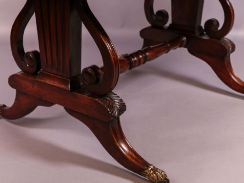 GEORGIAN MAHOGANY SOFA TABLE - ADDITIONAL PHOTO 14