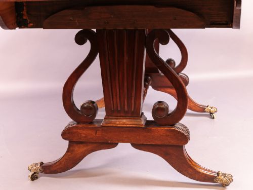 GEORGIAN MAHOGANY SOFA TABLE - ADDITIONAL PHOTO 15