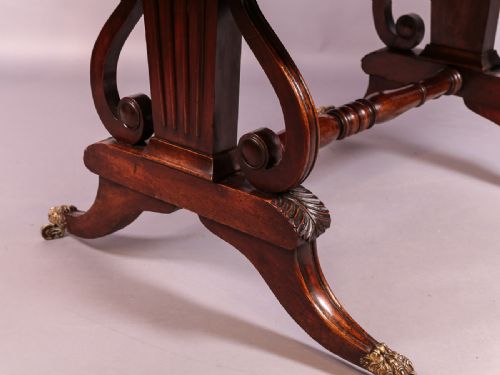 GEORGIAN MAHOGANY SOFA TABLE - ADDITIONAL PHOTO 16