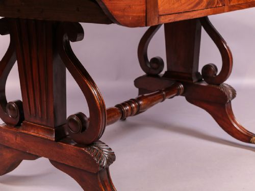 GEORGIAN MAHOGANY SOFA TABLE - ADDITIONAL PHOTO 17