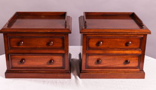 A Pair of Miniature Table Chests