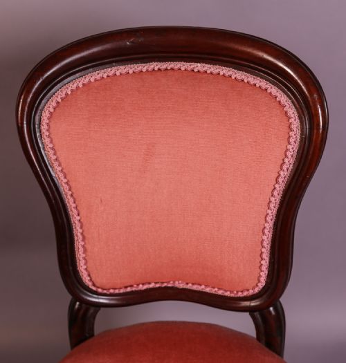 A GOOD SET OF 8 VICTORIAN MAHOGANY DINING CHAIRS - ADDITIONAL PHOTO 9