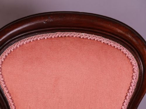 A GOOD SET OF 8 VICTORIAN MAHOGANY DINING CHAIRS - ADDITIONAL PHOTO 11
