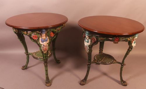One Cast Iron Pub Tableslavery Abolished Victorian