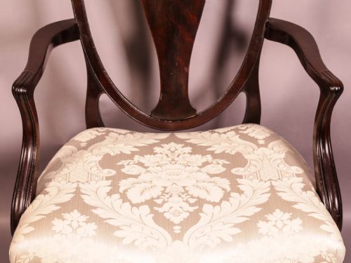 HEPPLEWHITE PERIOD CARVER CHAIR - ADDITIONAL PHOTO 3