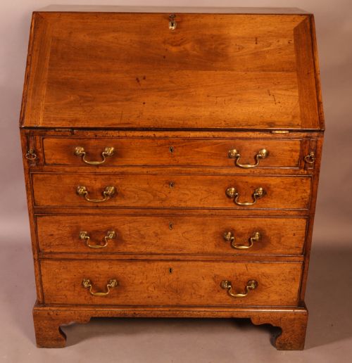Georgian Bureau in English Walnut
