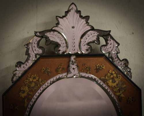 A VENETIAN WALL MIRROR - ADDITIONAL PHOTO 1