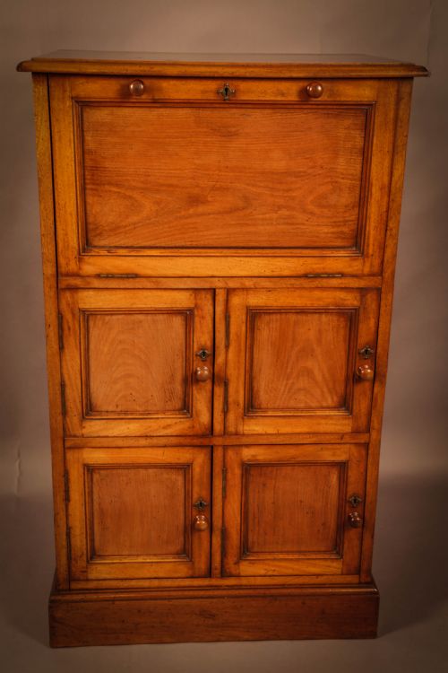 Victorian Mahogany Locker Cabinet