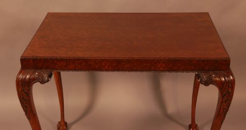 A SUPER QUALITY SILVER TABLE CHIPPENDALE STYLE - ADDITIONAL PHOTO 2