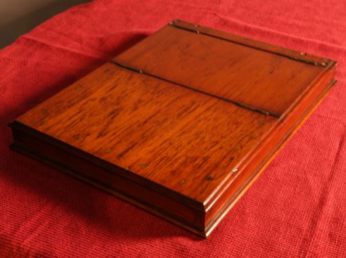 A 19TH CENTURY CAMPAIGN MIRROR - ADDITIONAL PHOTO 5