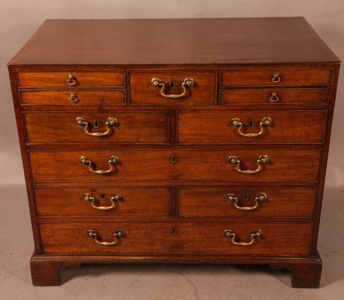 A Fine and Interesting Georgian Campaign Chest of Drawers
