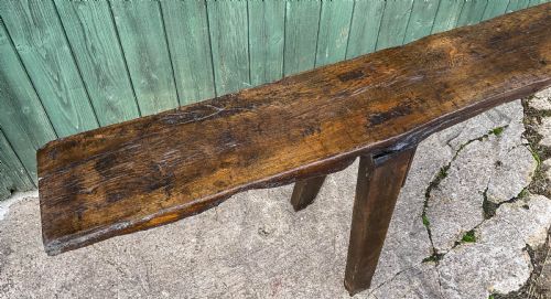 AN 18TH CENTURY OAK BENCH FROM BISHOPTHORPE PALACE YORK - ADDITIONAL PHOTO 6