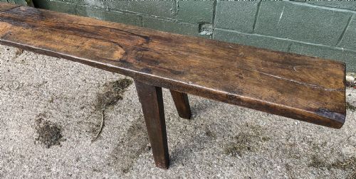 AN 18TH CENTURY OAK BENCH FROM BISHOPTHORPE PALACE YORK - ADDITIONAL PHOTO 9