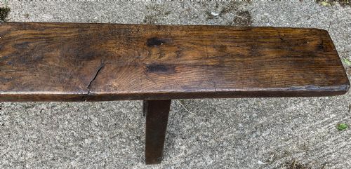 18TH C OAK BENCH FROM BISHOPTHORPE PALACE YORK - ADDITIONAL PHOTO 4
