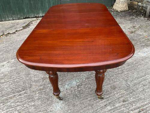 A SMALL VICTORIAN WIND OUT EXTENDING DINING TABLE - ADDITIONAL PHOTO 10