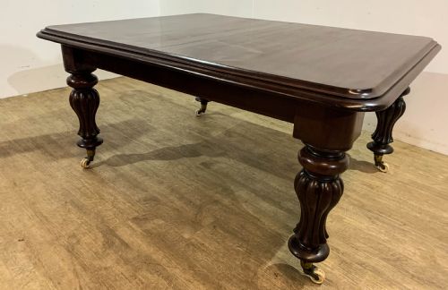 A LARGE VICTORIAN MAHOGANY DINING TABLE SEATS 1214 - ADDITIONAL PHOTO 12