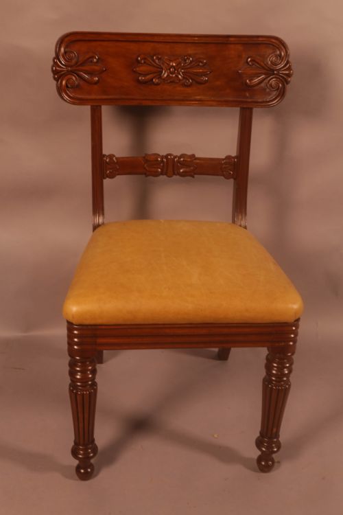 A SUPER SET OF 3 WILLIAM IV PERIOD DINING CHAIRS GILLOWS - ADDITIONAL PHOTO 2